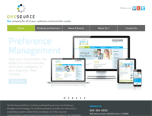 Tablet Screenshot of onlyonesource.com
